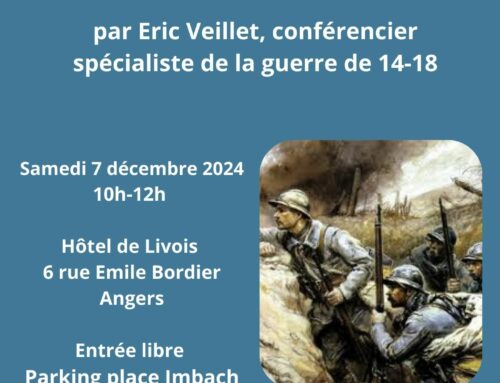 La vie d’un soldat de la Grande Guerre – Samedi 7 décembre 2024 à 10h – Hôtel de Livois Angers